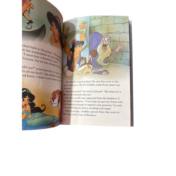 Disney's Aladdin World of Reading Hardcover Book Vintage - Picture 6 of 9